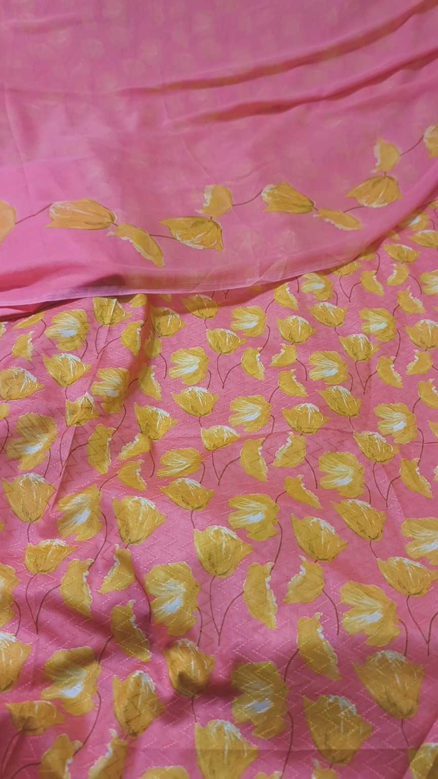 3pc 🥳 Sale Sale M-341  Rs 2090 Imported Most Luxurious Broshia Lawn & High quality Imported MalMal Duppta 3pc suit