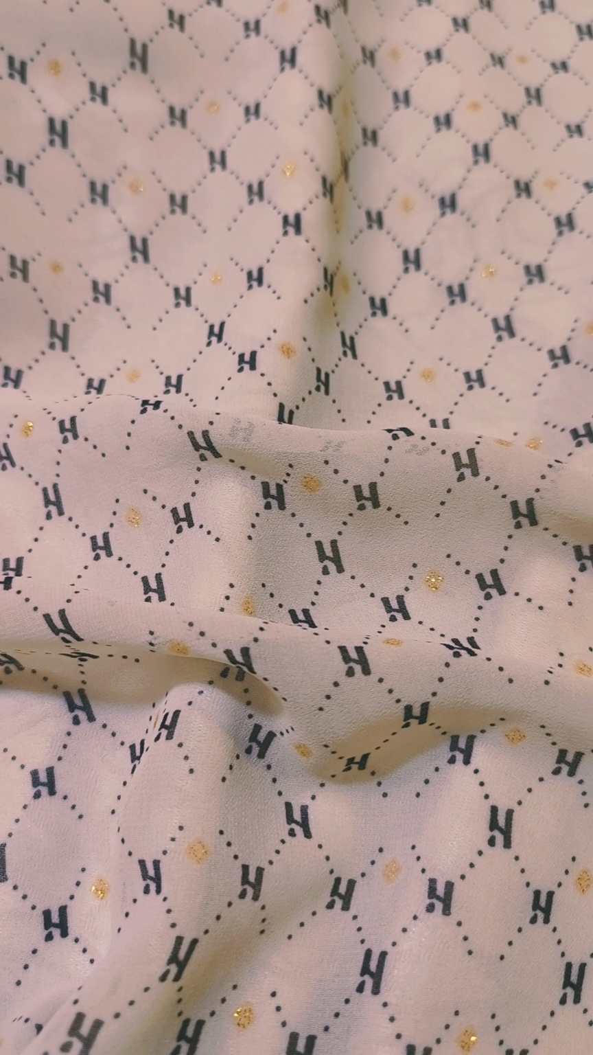 Duppta+ Shirt)🥳 Big Sale M-338 Rs.1290  Imported Korean Pure Shaffon Stuff Same design Duppta & Shirt 2pc