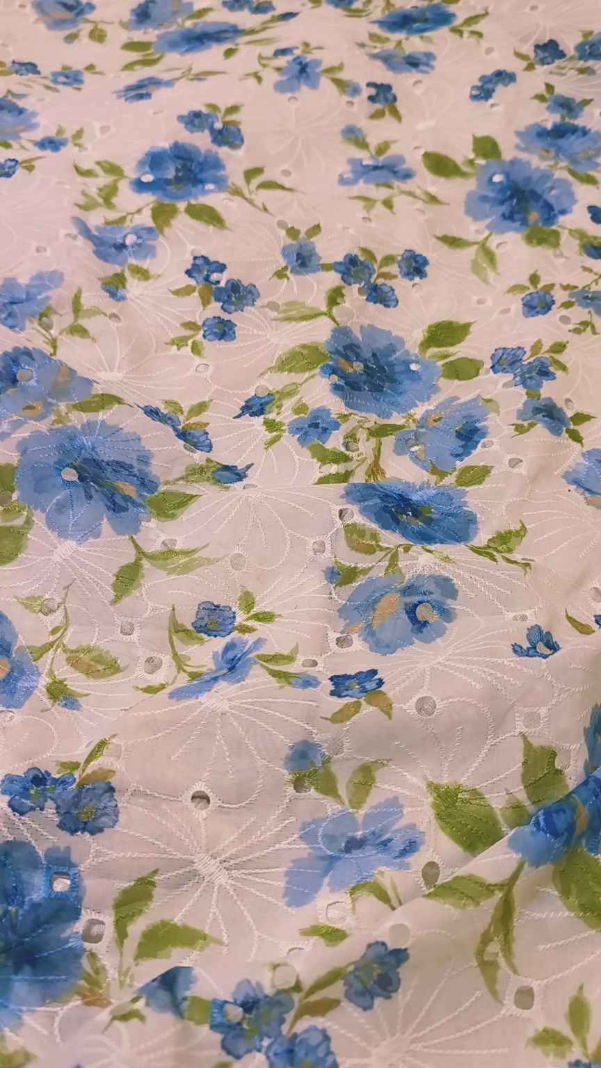🥳 Big Sale M-356  Rs.1450 Imported 3-D ChickenKari Embroidery Pure Summer ⛱️ Lawn Shirt
