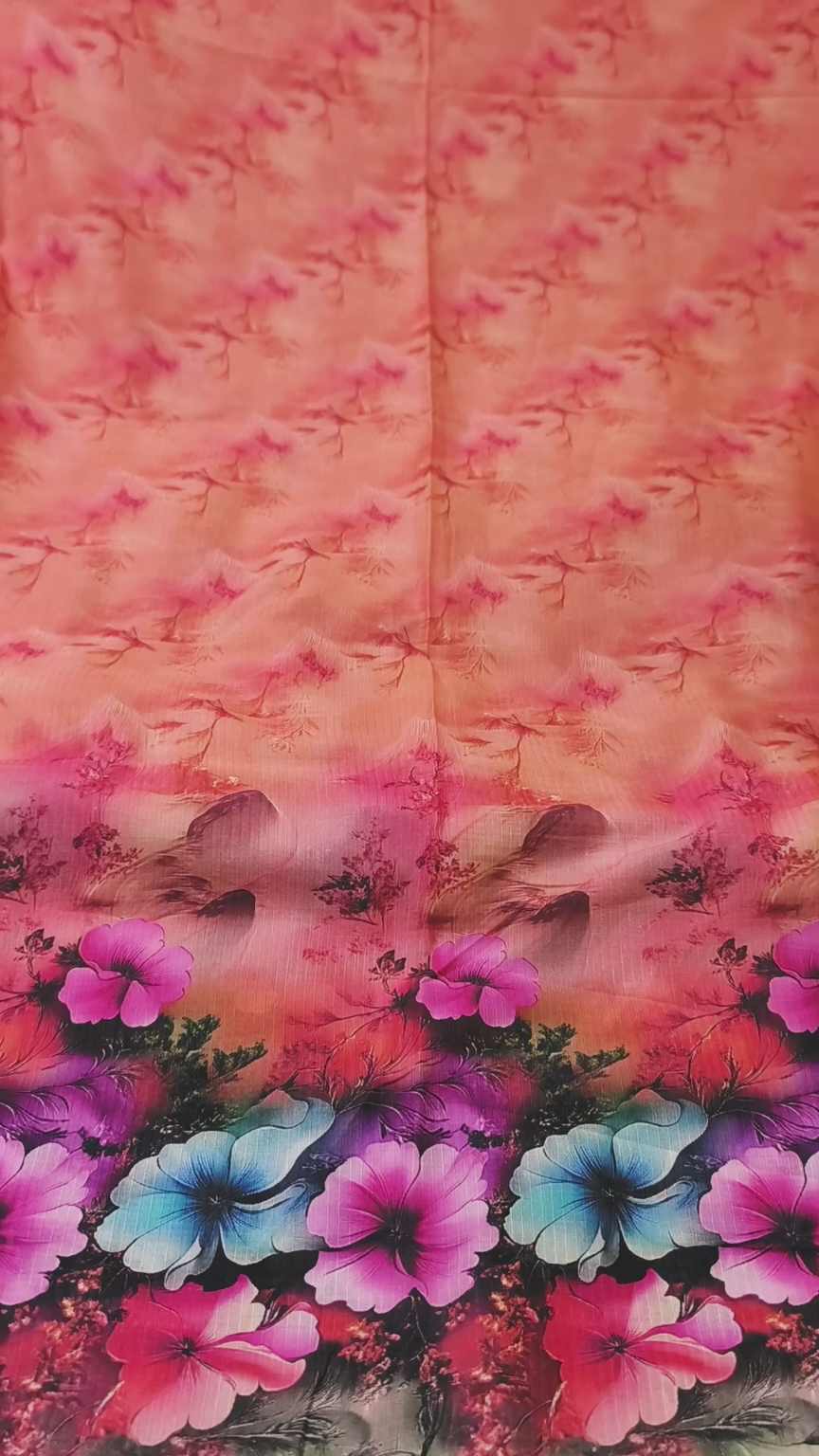 🥳 New Arrivals M-292 Rs.1390 Imported Digital border design Dorria Pure Summer ⛱️ Lawn Same print Shirt & Truzer 2pc