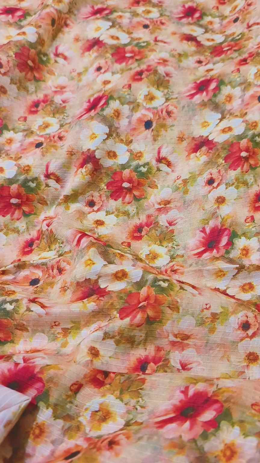 🥳 Big Discount M-396 Rs.1190 Imported Digital Dorria Pure Summer ⛱️ Lawn Same print Shirt & Truzer 2pc