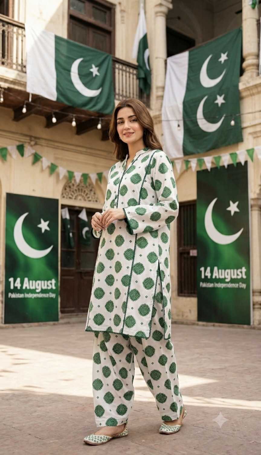 🥳 Sale Sale M-390 Rs.1450 ...14 august New Design Pure Summer Lawn Same print Shirt & Truzer 2pc