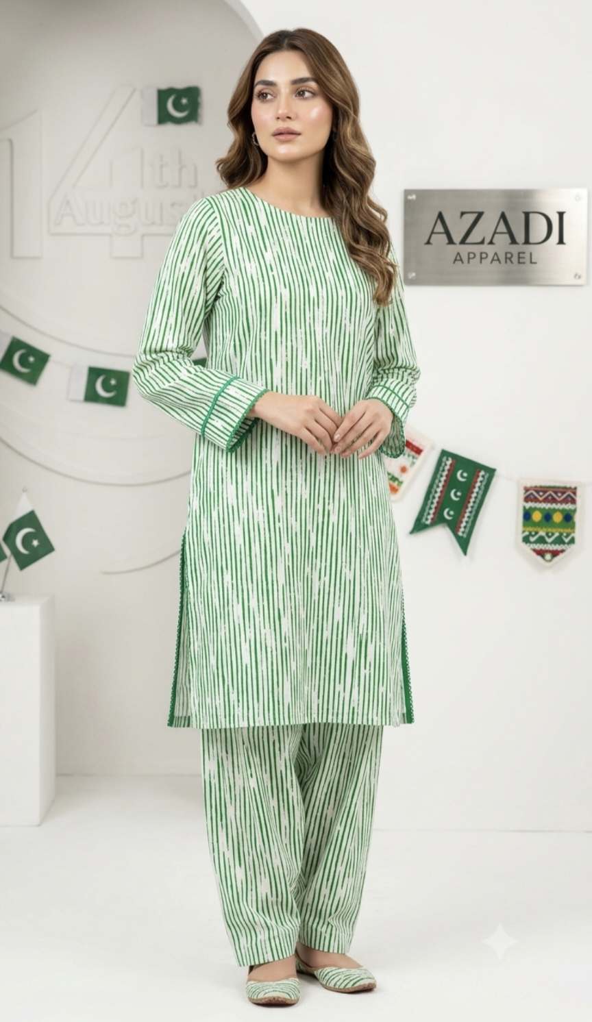 🥳 Sale Sale M-385  Rs.1450 ...14 august New Design Pure Summer Lawn Same print Shirt & Truzer 2pc