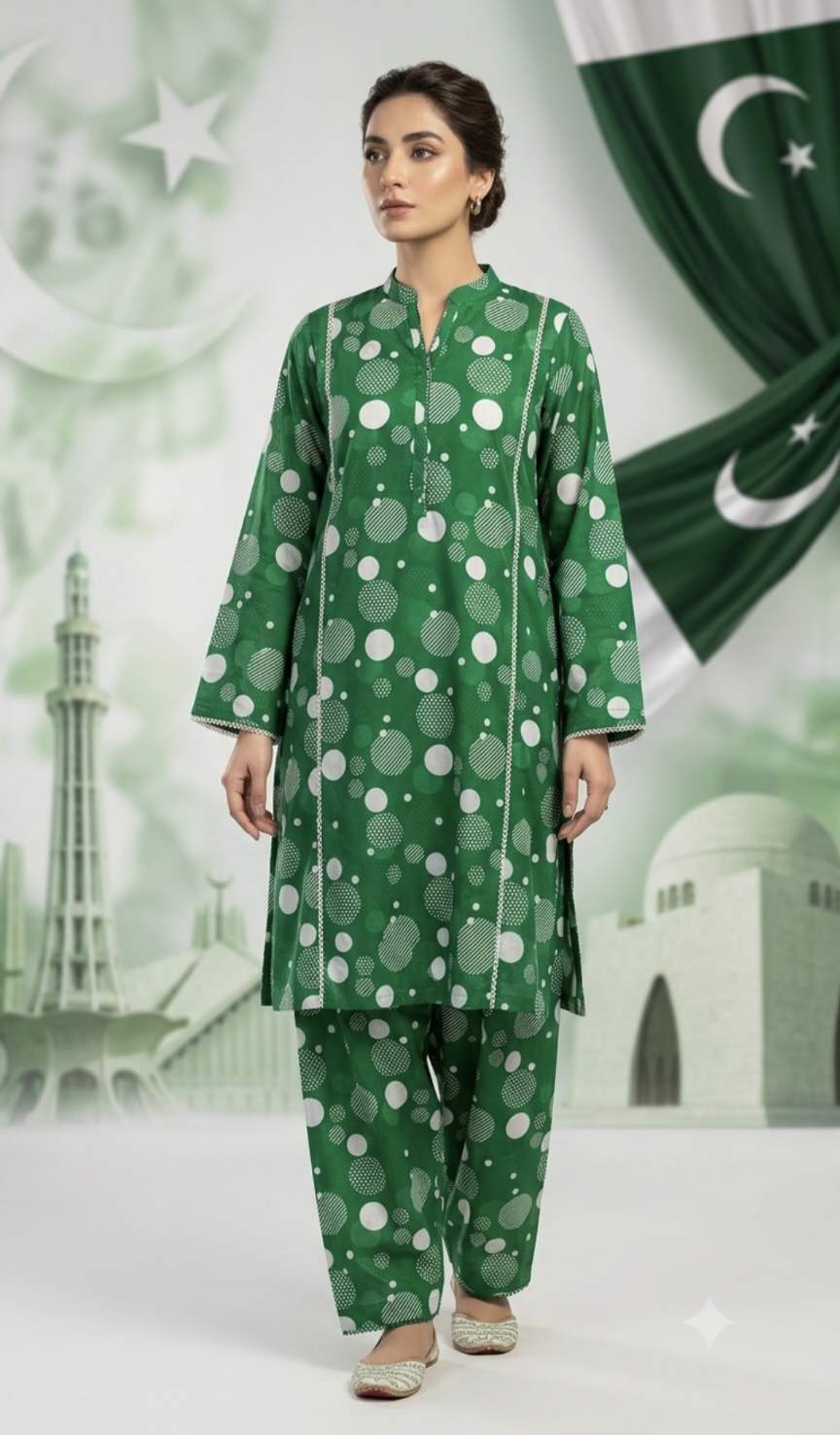 🥳 Sale Sale M-382  Rs.1450 ...14 august New Design Pure Summer Lawn Same print Shirt & Truzer 2pc