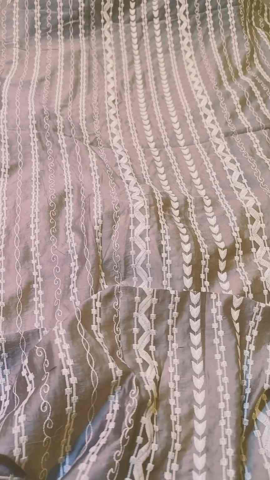 🥳 Sale Sale M-445. Rs.1450. Imported 3-D Embroidery In Silky Lawn Stuff Shirt