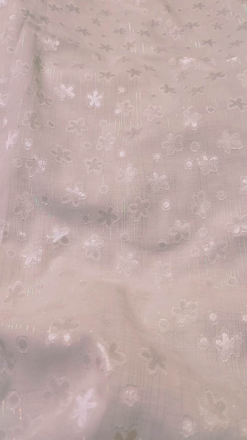 🥳 Big Sale M-437. Rs.990 Imported Most Luxurious Self Jacquard in Pure Summer Lawn Stuff Shirt