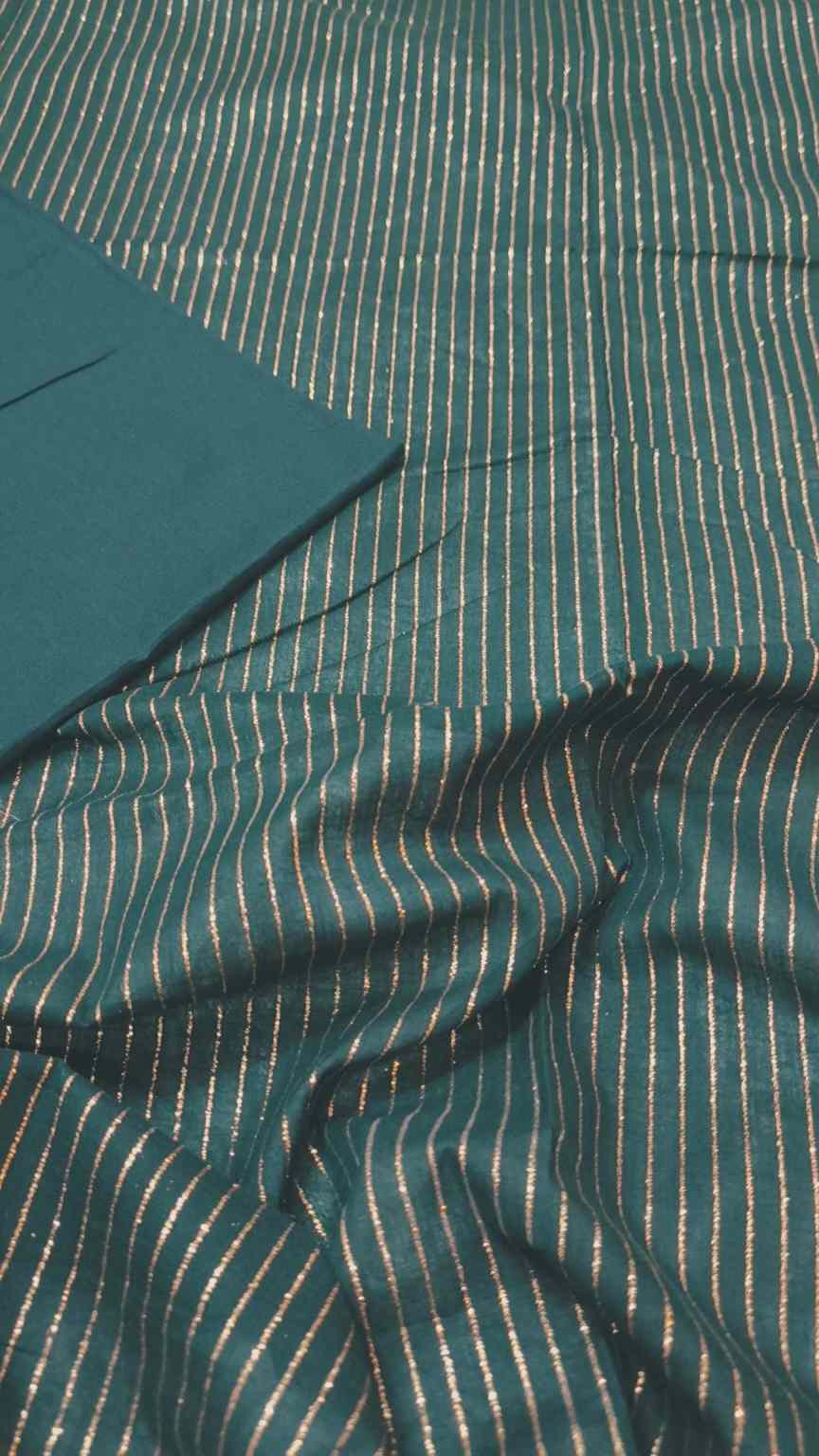 🥳 Sale Sale M-461  Rs.1350 Imported Digital Embossed Giliter pure Summer ⛱️ Lawn Shirt & Truzer 2pc