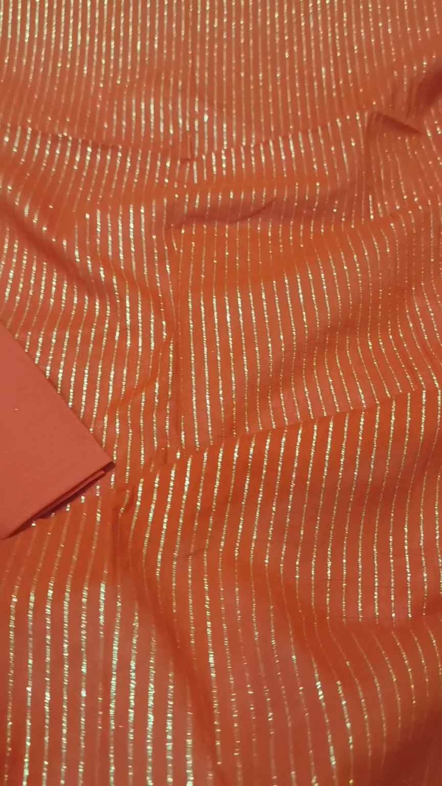 🥳 Sale Sale M-453 Rs.1350 Imported Digital Embossed Giliter pure Summer ⛱️ Lawn Shirt & Truzer 2pc