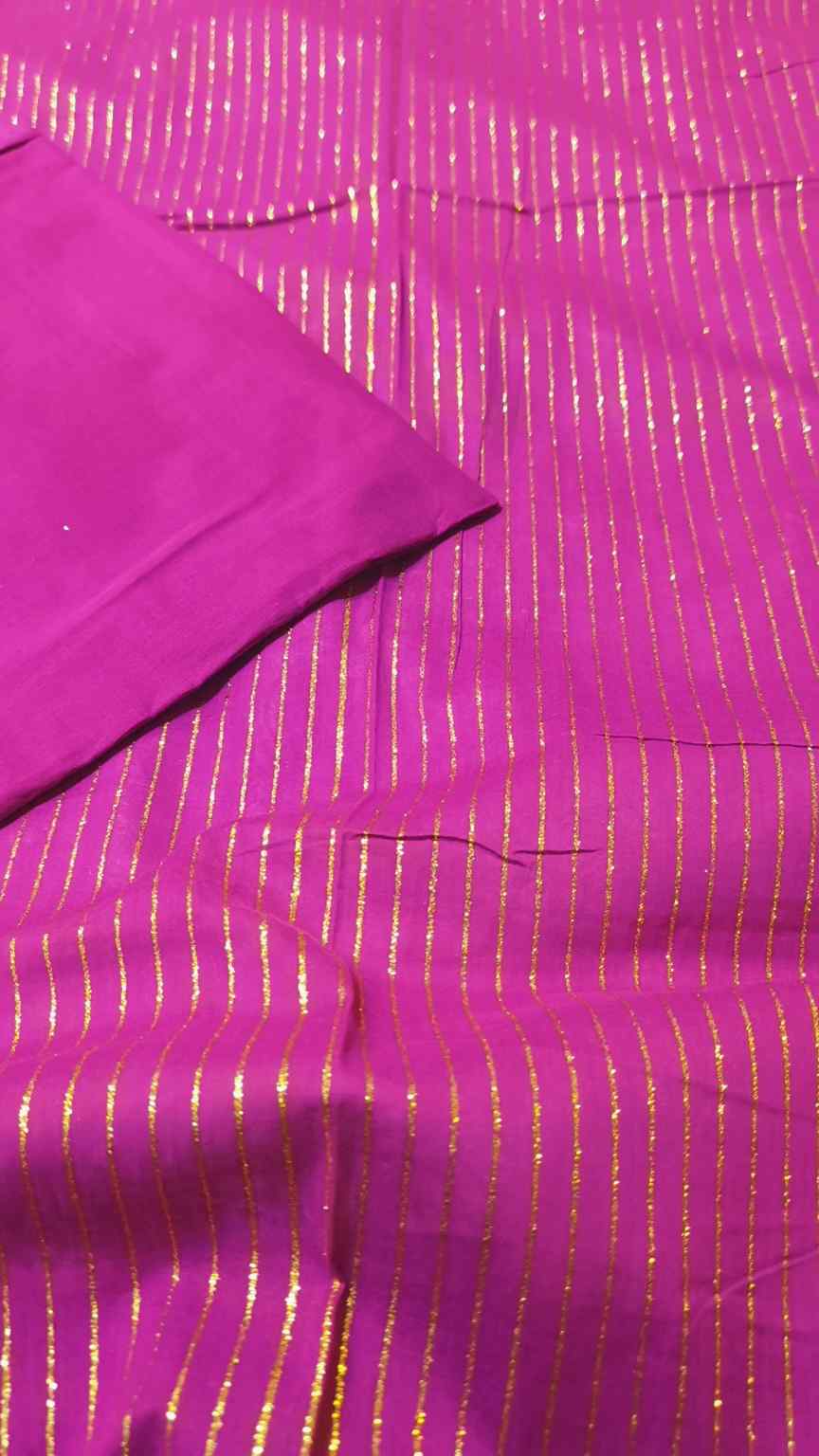 🥳 Sale Sale M-452 Rs.1350 Imported Digital Embossed Giliter pure Summer ⛱️ Lawn Shirt & Truzer 2pc