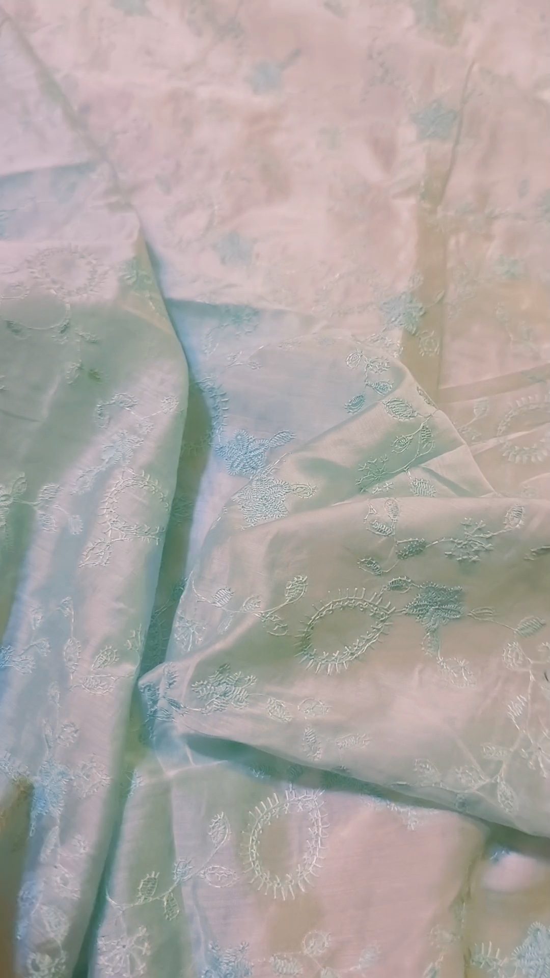 🥳 Big Sale M-466. Rs.1450 Imported Most Luxurious 3-D Embroidery In Silky Lawn Stuff shirt