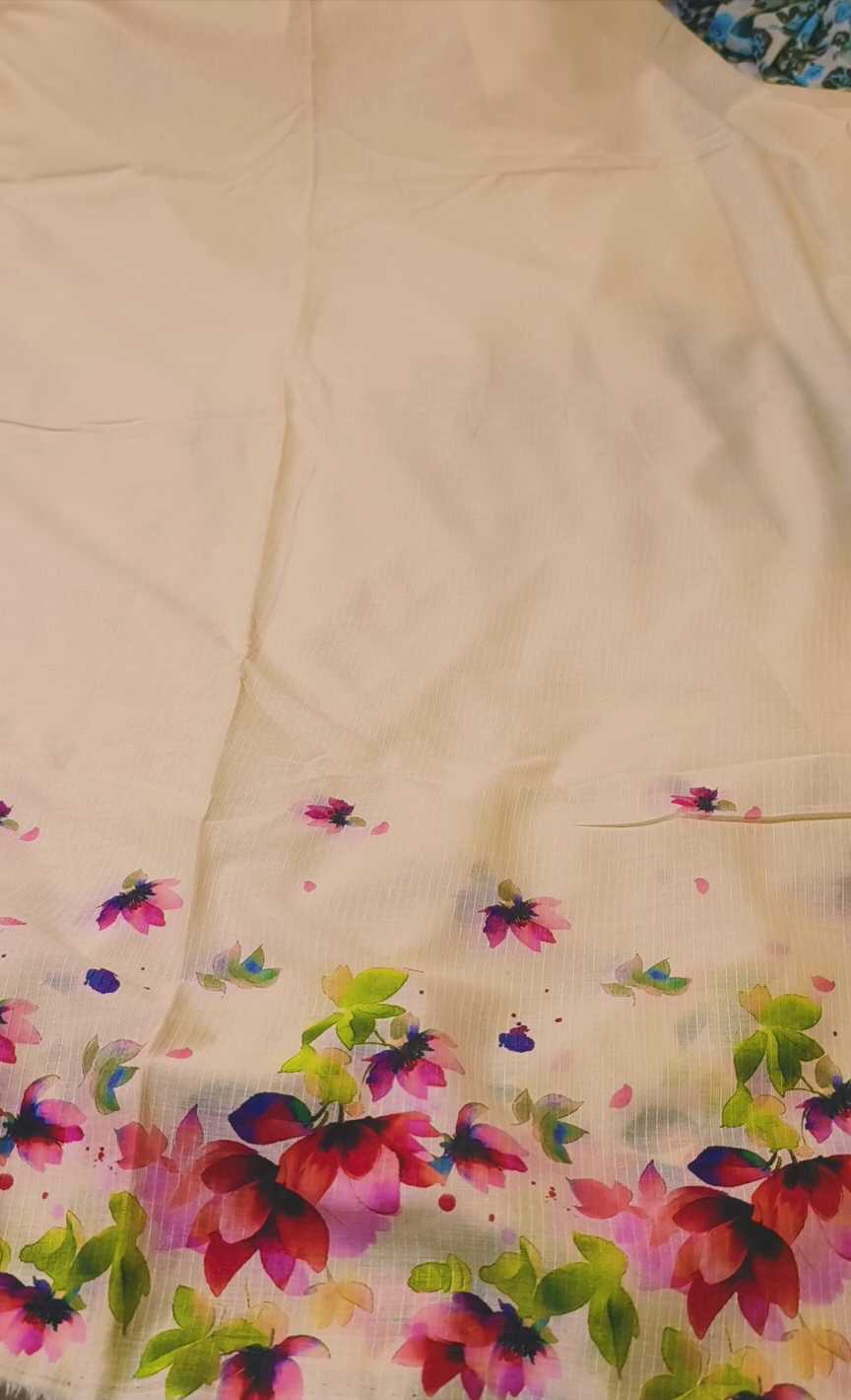 🥳 New Arrivals M-513 Rs.1390 Imported Digital border daman design Dorria Pure Summer ⛱️ Lawn Same print Shirt & Truzer 2pc -