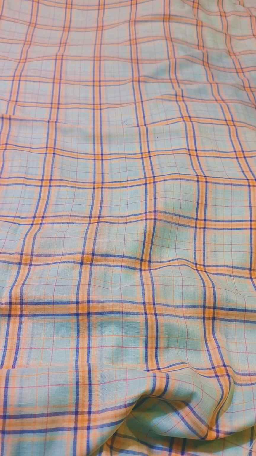 😱 Big Sale M-503. Rs.850. imported Check-Base Design in kheddi Soft  Lawn Stuff Same print Shirt & Truzer 2pc