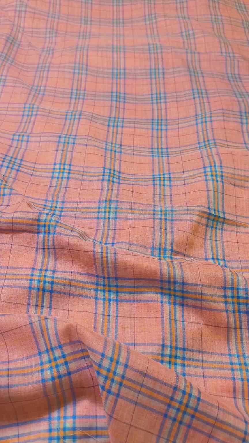 😱 Big Sale M-502 Rs.850. imported Check-Base Design in kheddi Soft  Lawn Stuff Same print Shirt & Truzer 2pc