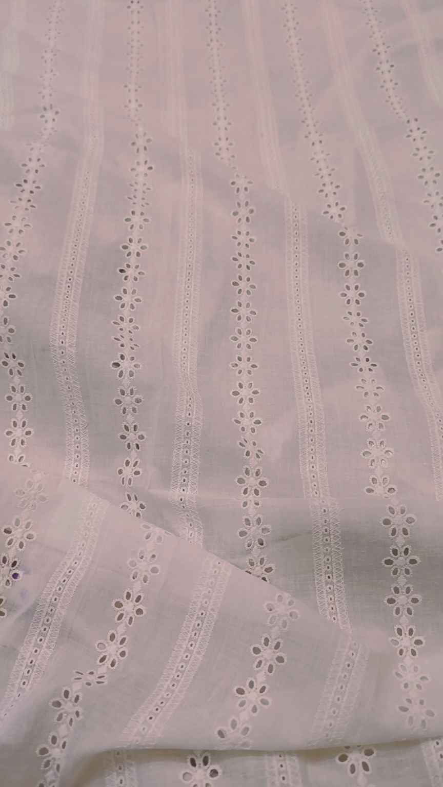 🥳 Big Sale M-629  Rs.1450 Imported Most Luxurious 3-D ChickenKari Embroidery Pure Summer ⛱️ Lawn Shirt