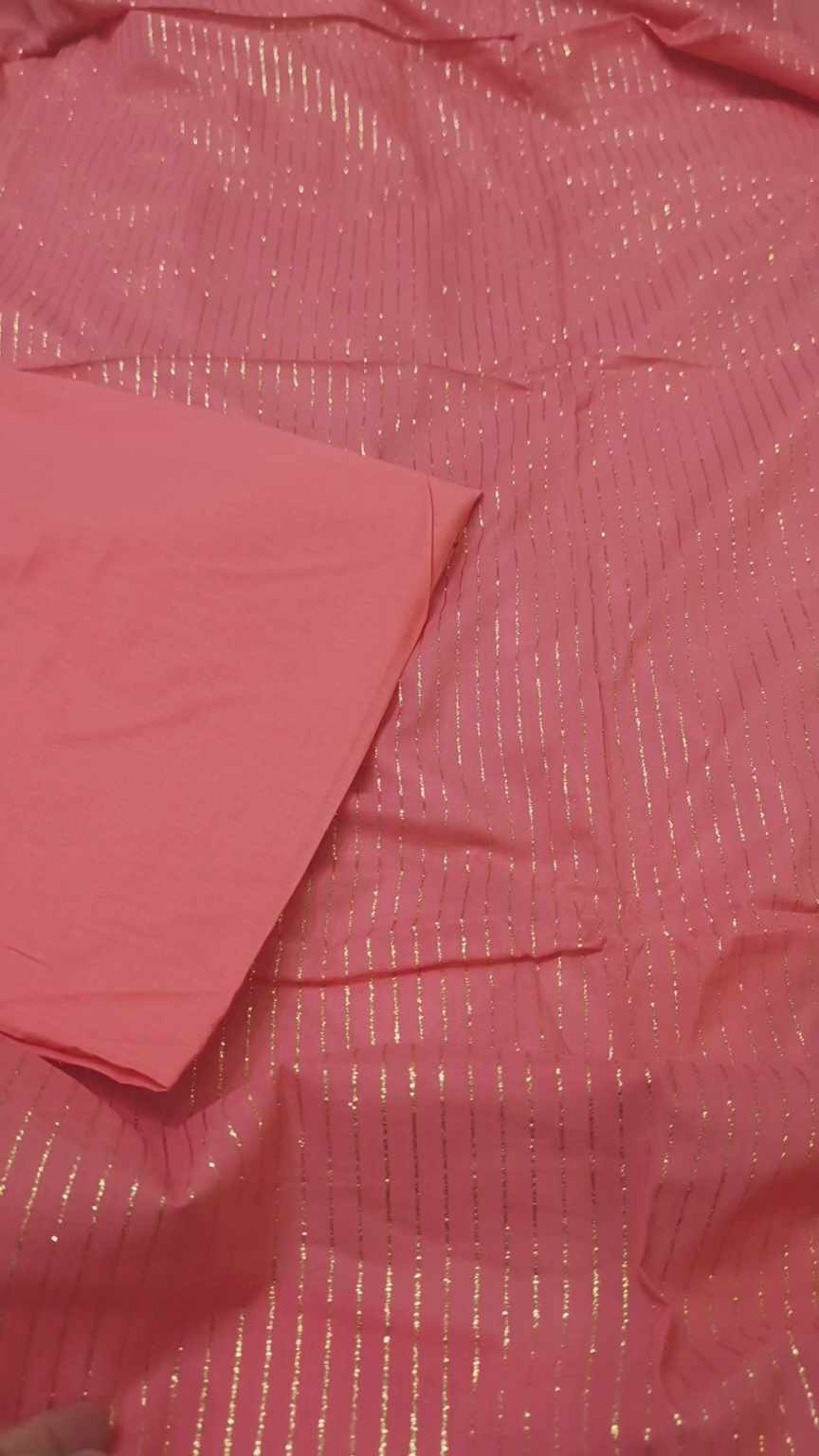 New color 🥳 Sale Sale M-616  Rs.1350 Imported Digital Embossed Giliter pure Summer ⛱️ Lawn Shirt & Truzer 2pc