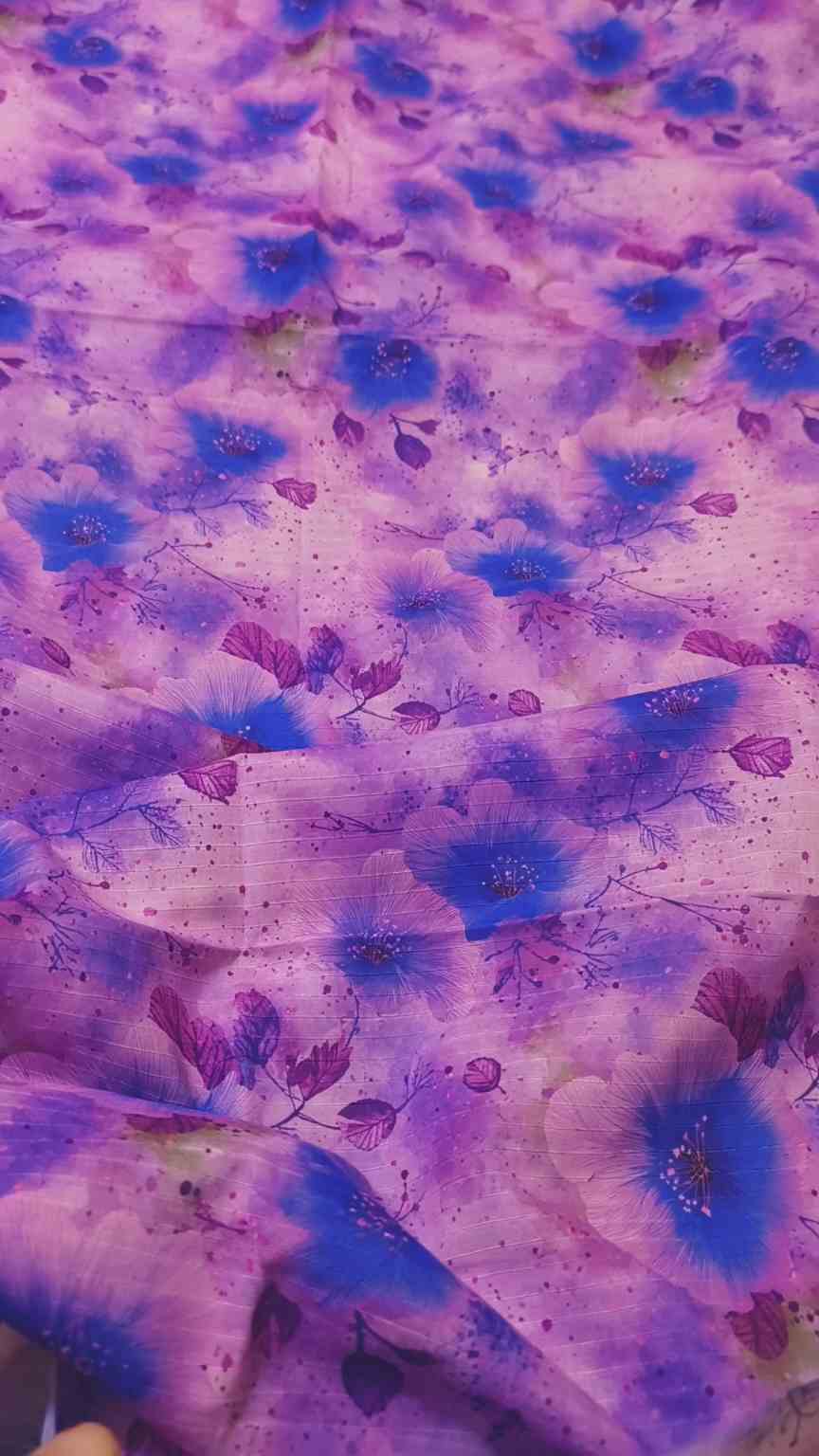 🥳 Big Sale M-568. Rs.1250 Imported Digital Dorria Pure Summer ⛱️ Lawn Same print Shirt & Truzer 2pc