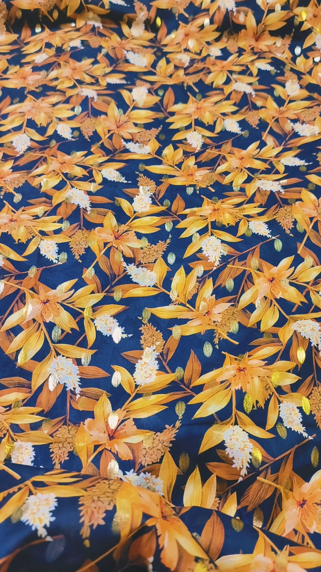 🥳Sale Sale M-542  Rs.1250 Imported Digital Gold Zaree Bunch Pure Summer Lawn Same print Shirt & Truzer 2pc