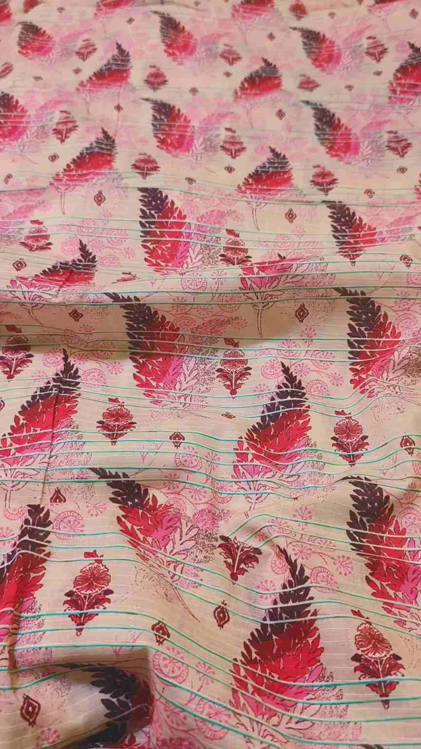 🥳 Big Sale M-562  Rs.1250 Imported Digital Dorria Pure Summer ⛱️ Lawn Same print Shirt & Truzer 2pc