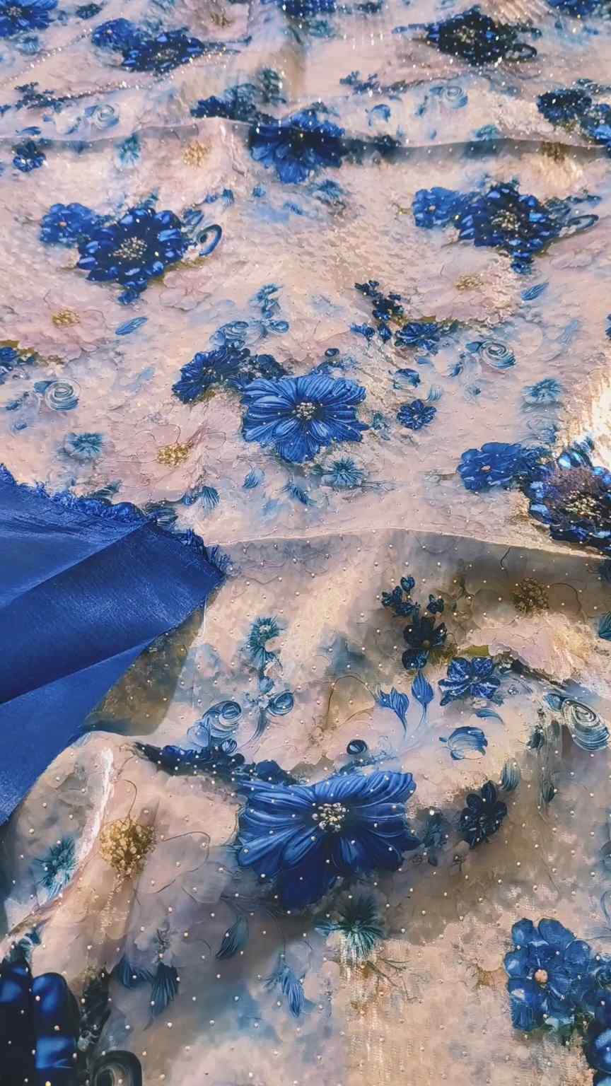 😱Sale Sale M-3660 Imported Most Luxurious American Silk Tissue Organza With nags chen Shirt &   kattan Silk Inner with Truzer 2pc
