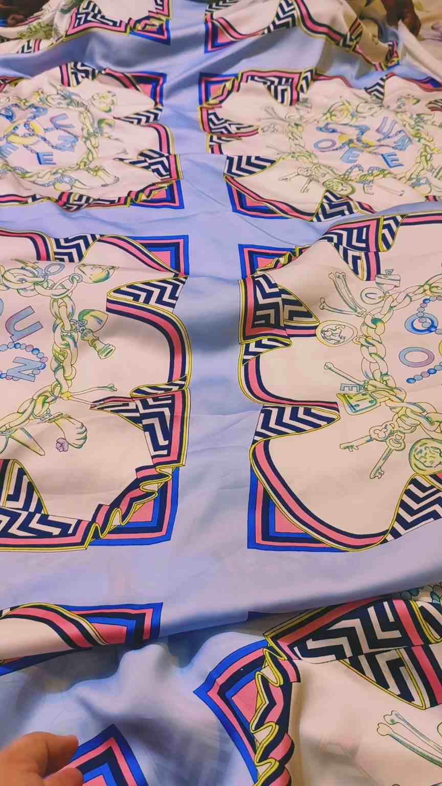 🥳 Sale Sale M-3701   Imported ⛱️ Summer Korean Shamoze Silk Same print Shirt & Truzer 2pc