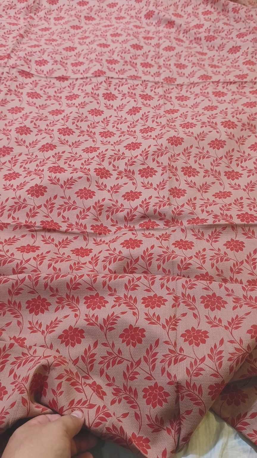 🥳 Sale Sale M-3764. Imported   High quality Shimry Viscose Winter Stuff Same print Shirt & Truzer 2pc