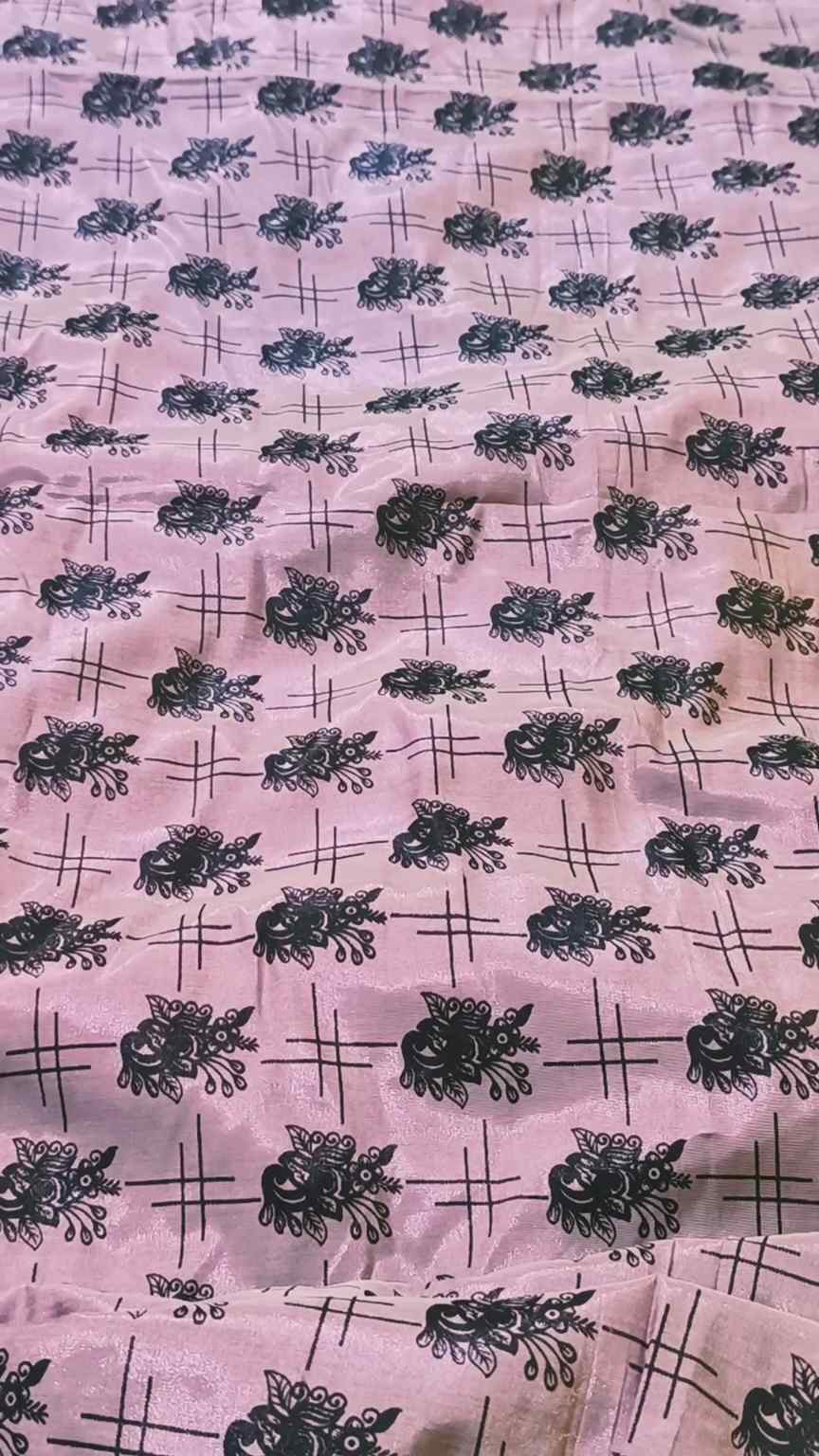 🥳 Sale Sale M-3762 Imported   High quality Shimry Viscose Winter Stuff Same print Shirt & Truzer 2pc