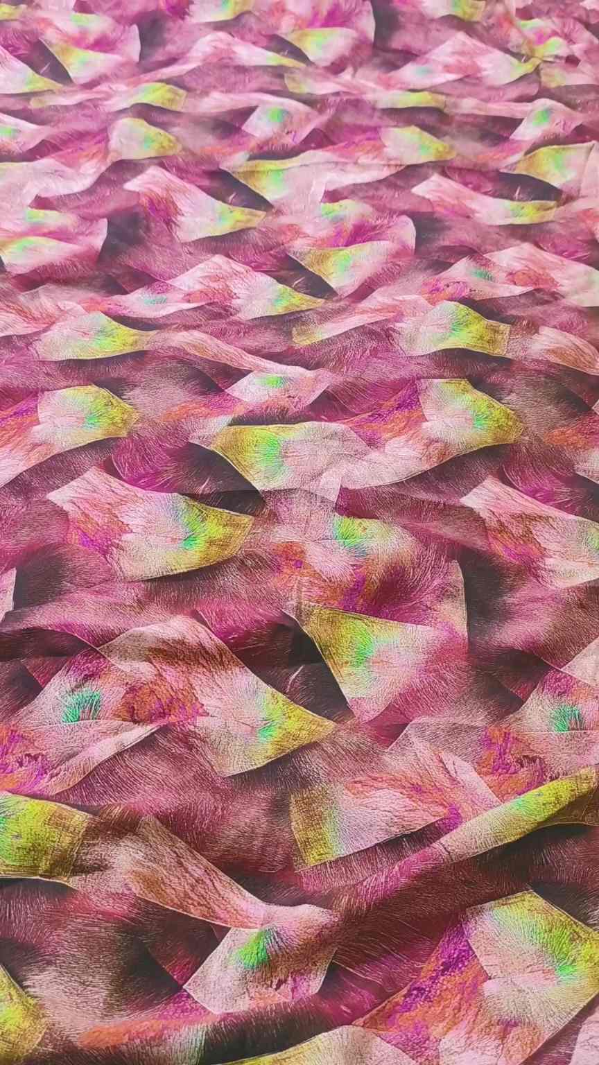 🥳 Sale Sale M-3973  Imported 3-D vescose Luxury Lelin Same print Shirt & Truzer 2pc