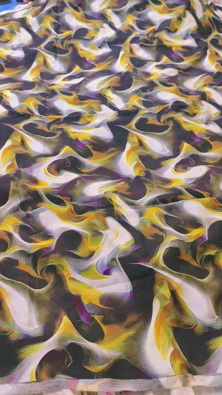 🥳 Sale Sale M-3971  Imported 3-D vescose Luxury Lelin Same print Shirt & Truzer 2pc