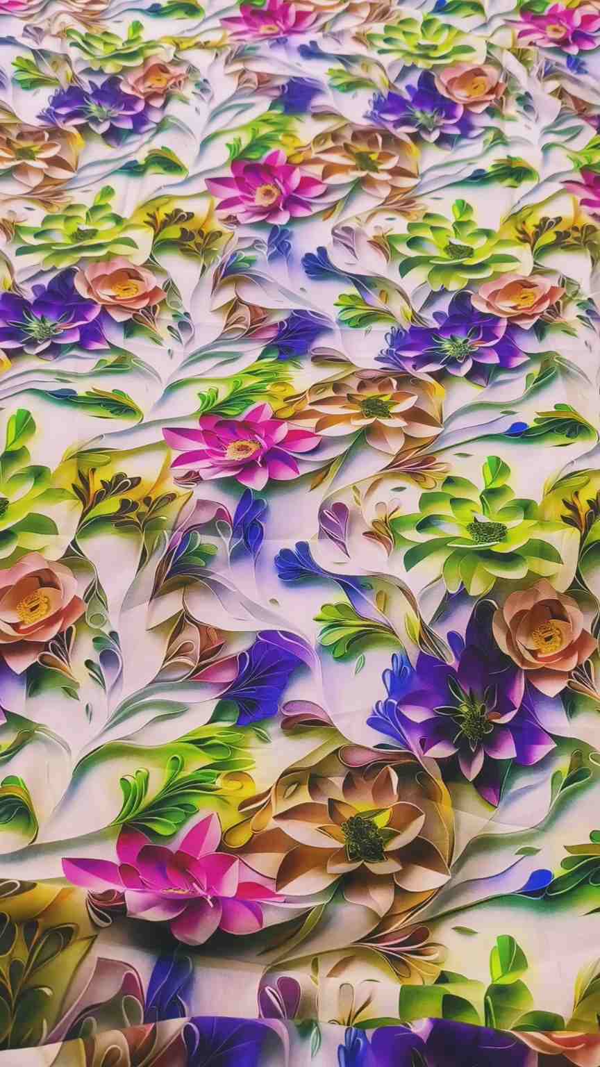 🥳 Sale Sale M-3968  Imported 3-D vescose Luxury Lelin Same print Shirt & Truzer 2pc