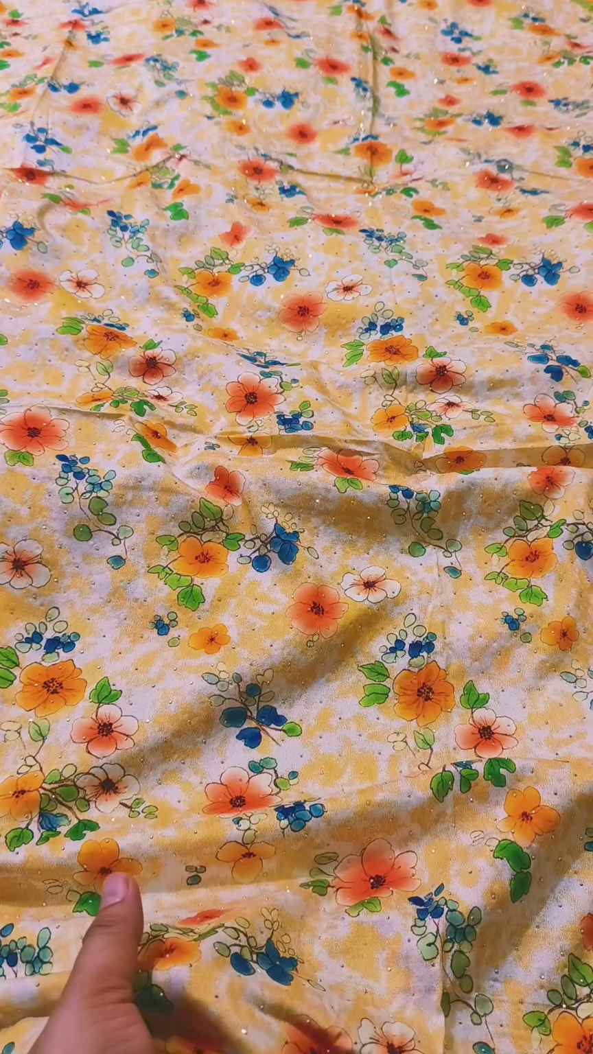 😱 Sale Sale M-4106  Imported Digital Luxury Vescose Nago Wali chen Stone Lelin Same print Shirt & Truzer 2pc -