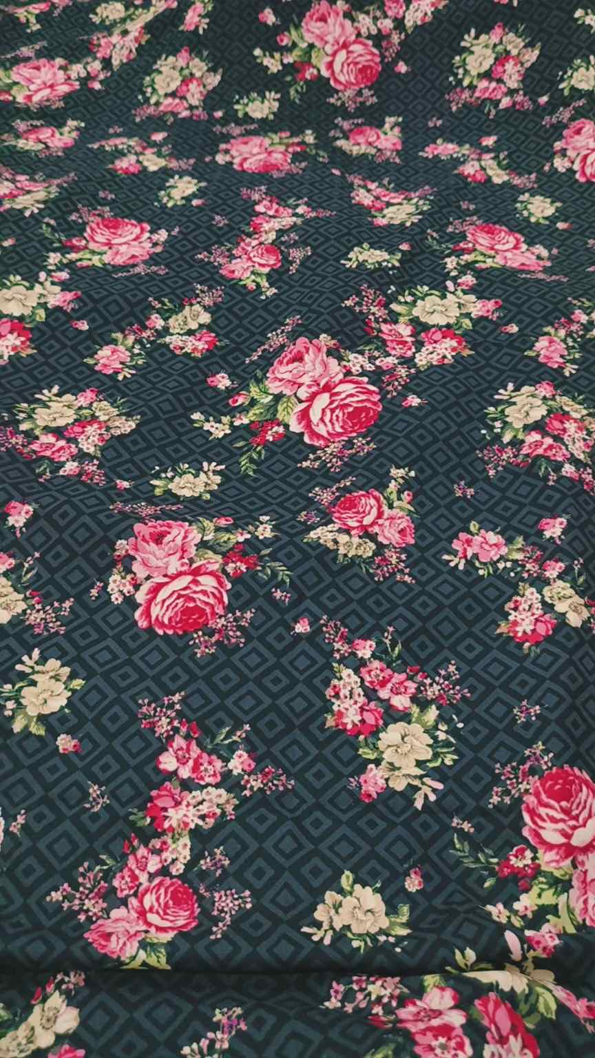 M-4137   Imported Digital Winter ☃️ Boutique Stone Lelin Same print Shirt & Truzer