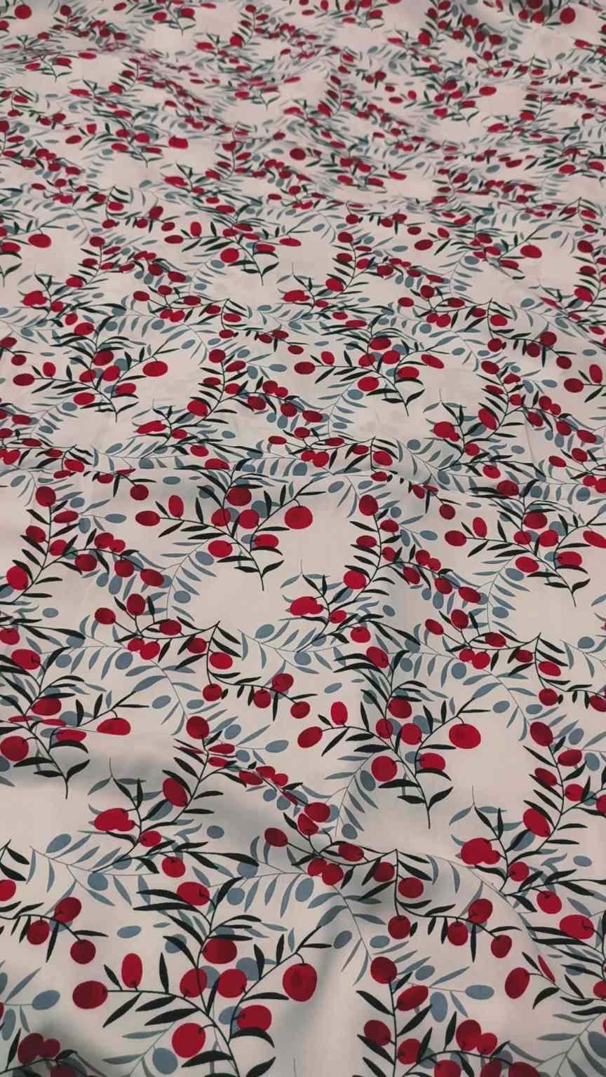 M-4135   Imported Digital Winter ☃️ Boutique Stone Lelin Same print Shirt & Truzer