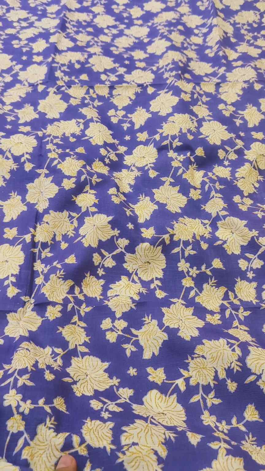 🥳 Sale Sale M-4146 Imported Digital Embossed Giliter Dorria Khaddar Same print Shirt & Truzer 2pc
