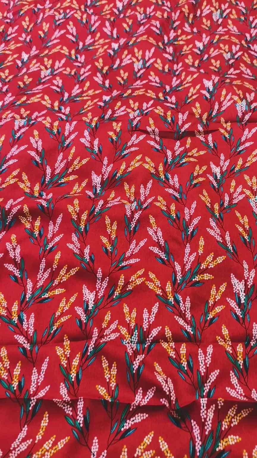 🥳 Sale Sale M-4198  Imported Digital Lelin   Same print Shirt & Truzer 2pc