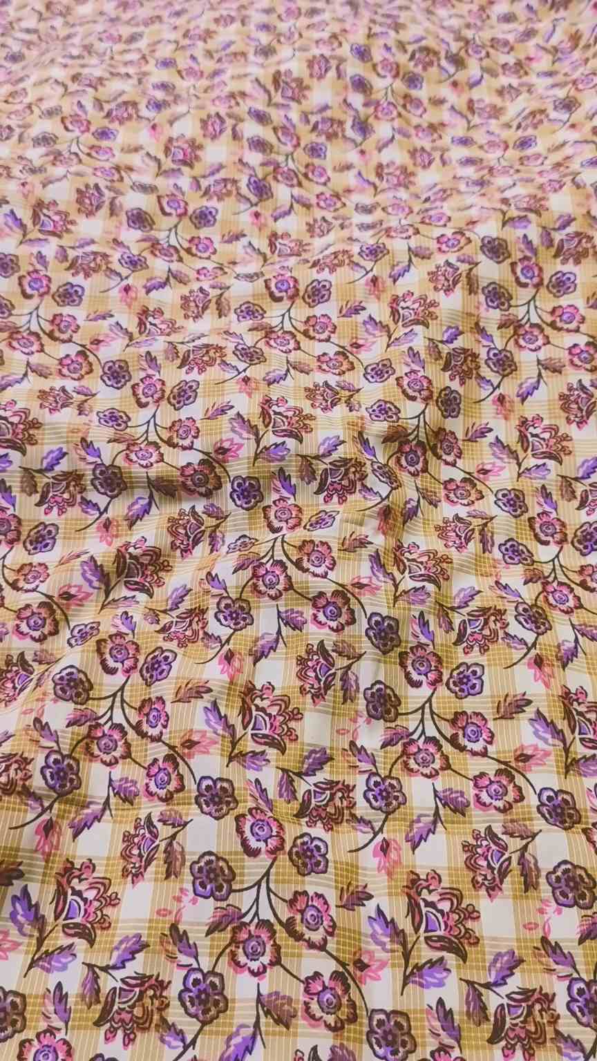 🥳Sale Sale M-4179  Imported Luxury Digital Vescose Soft Cotton Same print Shirt & Truzer 2pc