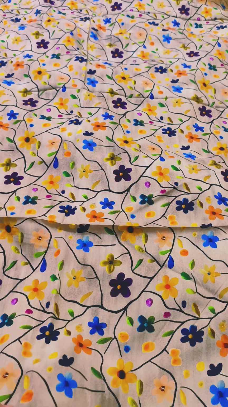 M-4243  Imported Digital Luxury viscose Lelin Same print Shirt &Truzer 2pc