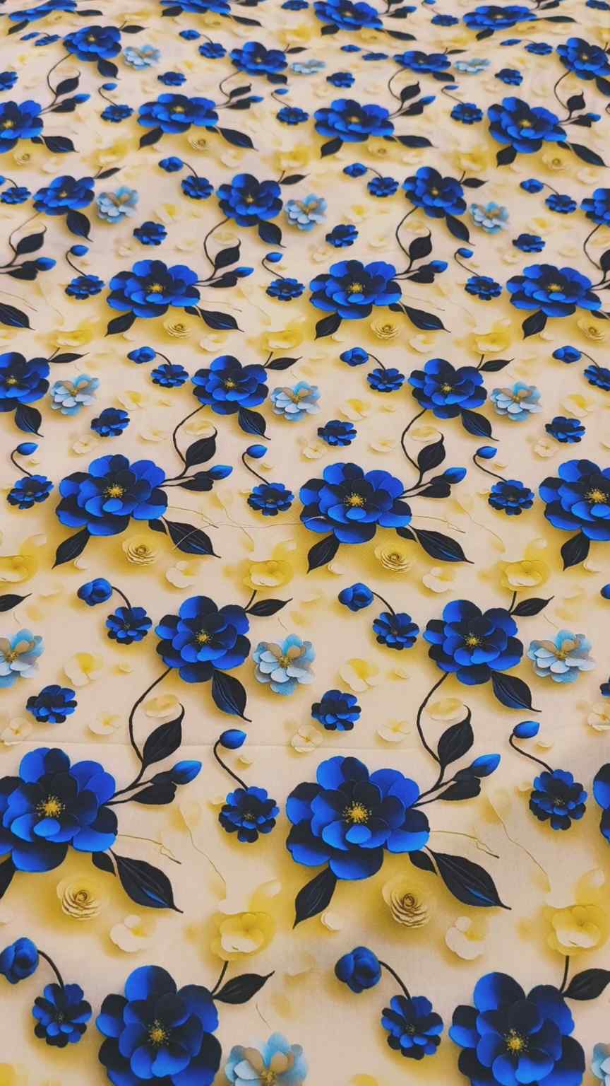 😱 New arrivals in Market M-4211 Imported Luxury 5-D Stone Lelin Same print Shirt & Truzer 2pc Most High demanding