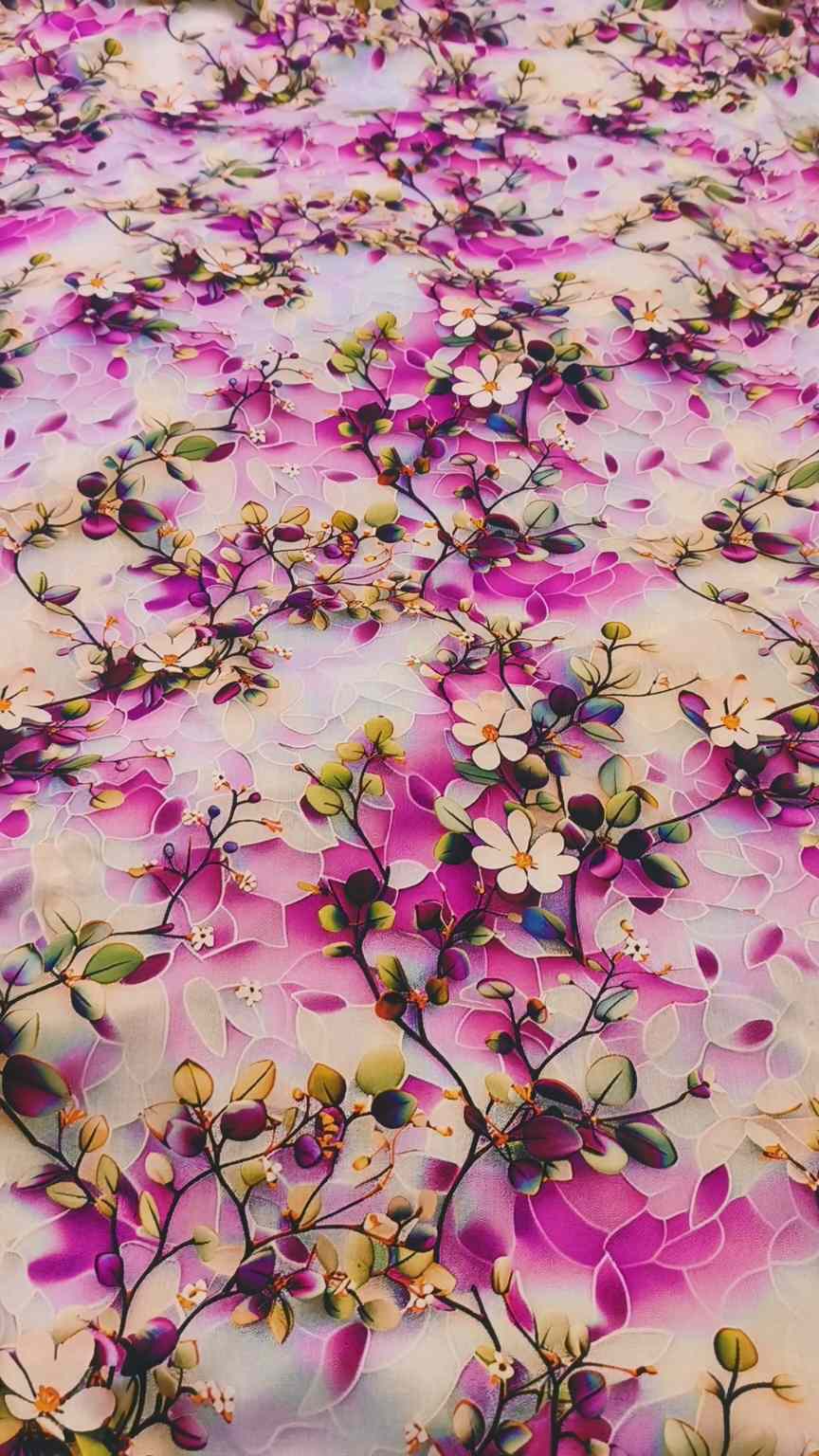 😱 New arrivals in Market M-4205  Imported Luxury 5-D Stone Lelin Same print Shirt & Truzer 2pc Most High demanding