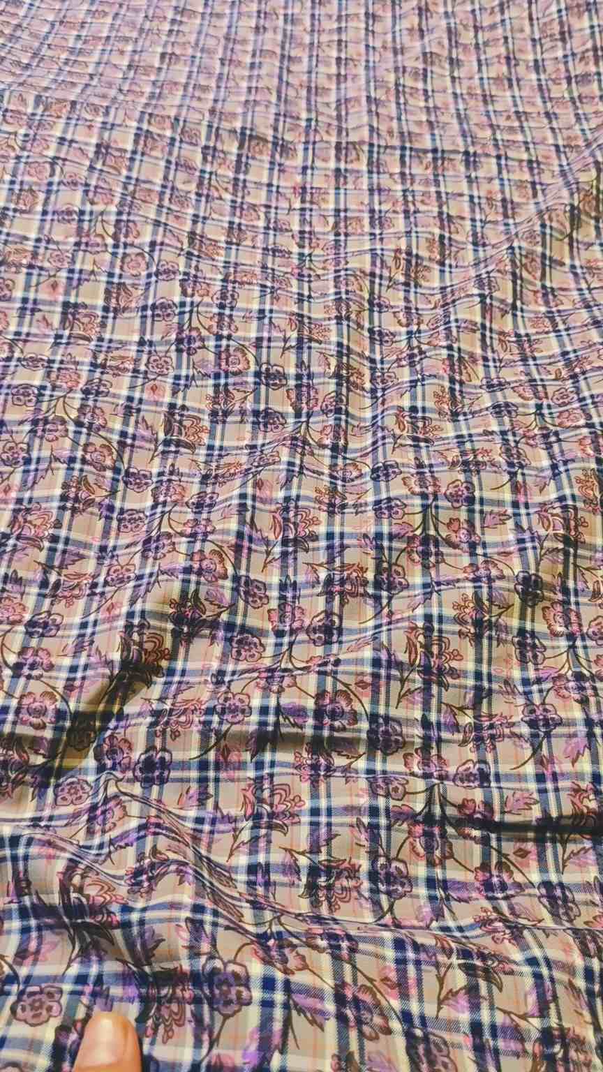 🥳Sale Sale M-4330  Imported Luxury Digital Vescose Soft Cotton Same print Shirt & Truzer 2pc
