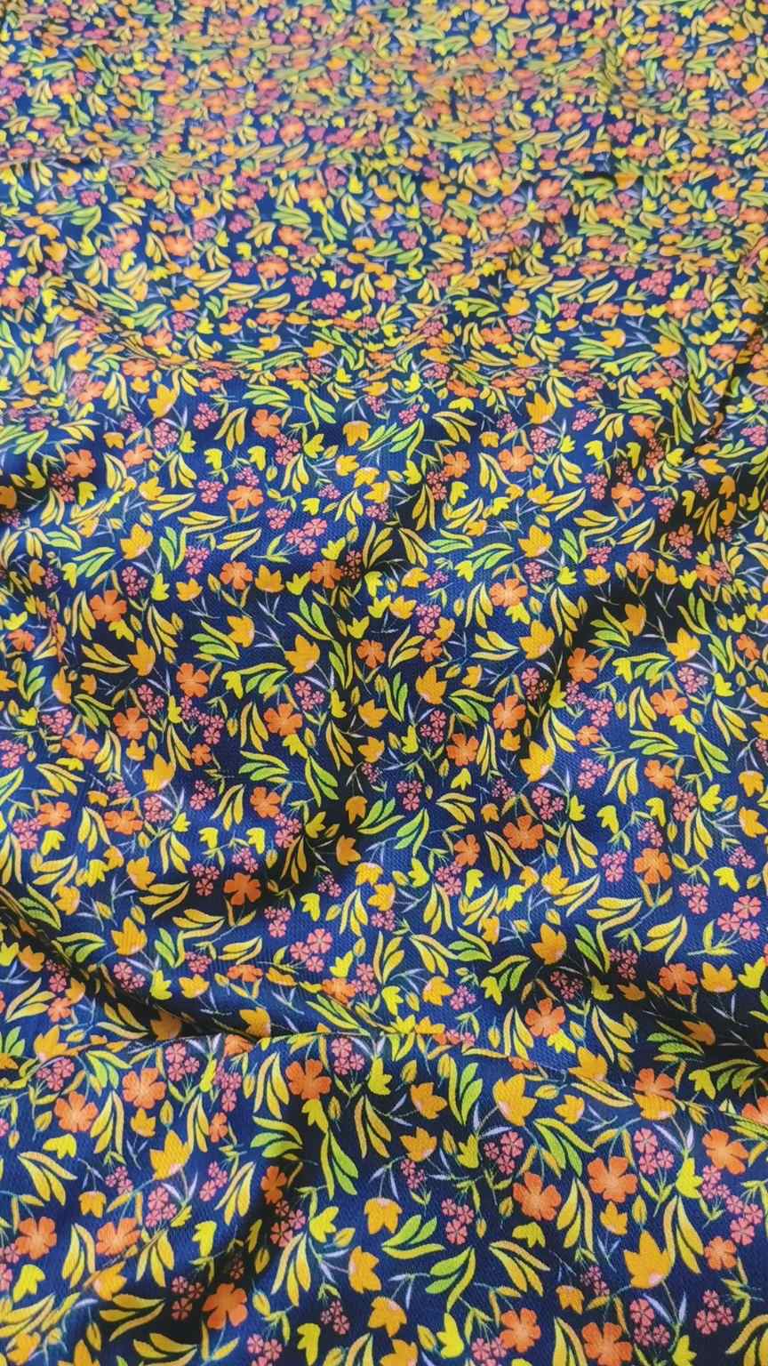 M-4323   Imported Digital Korean Marina Same print Shirt & Truzer 2pc