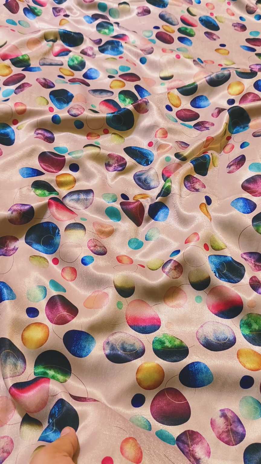 🥳 Sale Sale  M-4342  Imported High quality Winter Crepe Silk Same print Shirt & Truzer 2pc