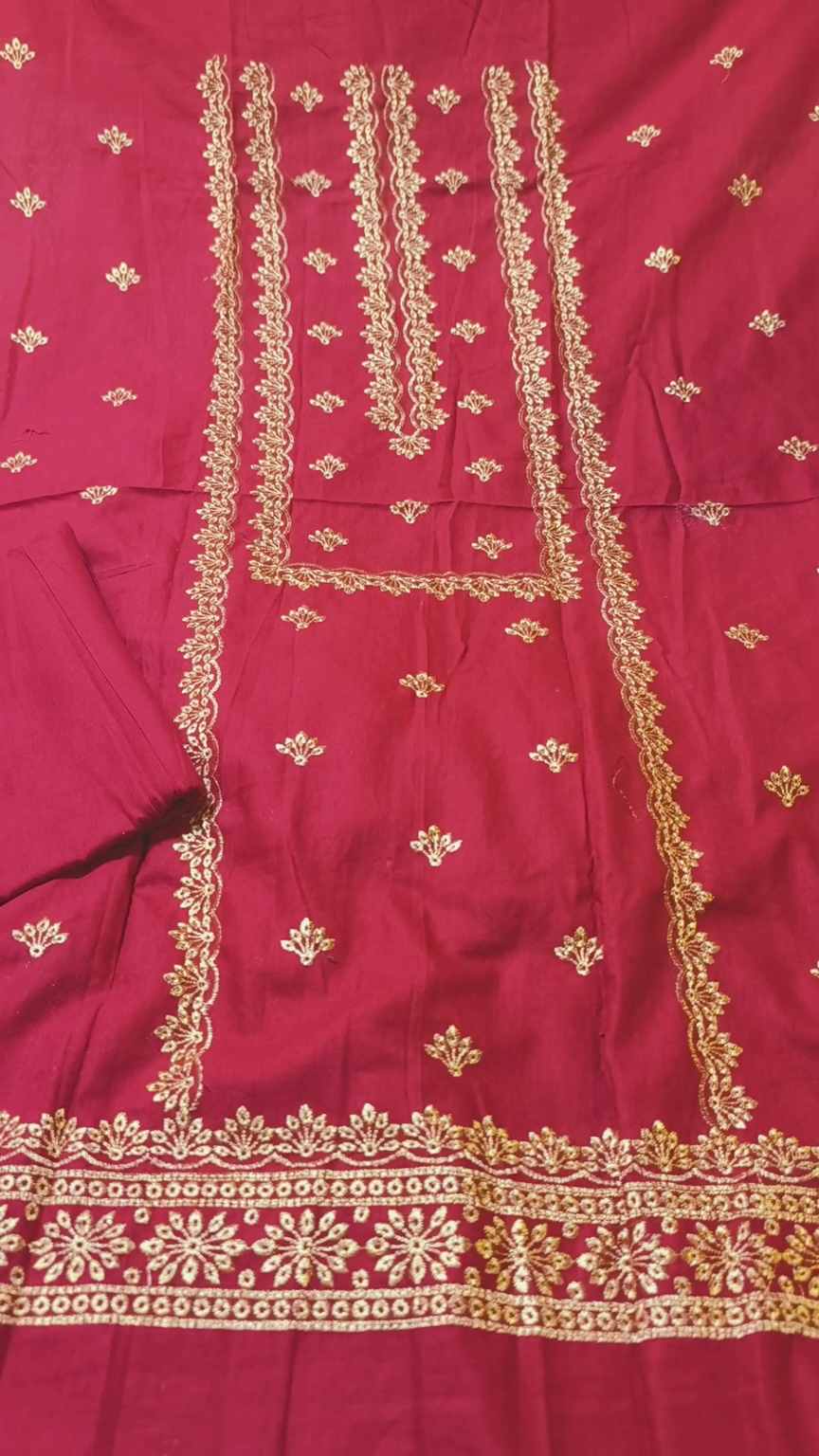 😱 Big Sale M-937. Rs.1390 Imported Bareeze Embroidery Soft Khadder 2pc