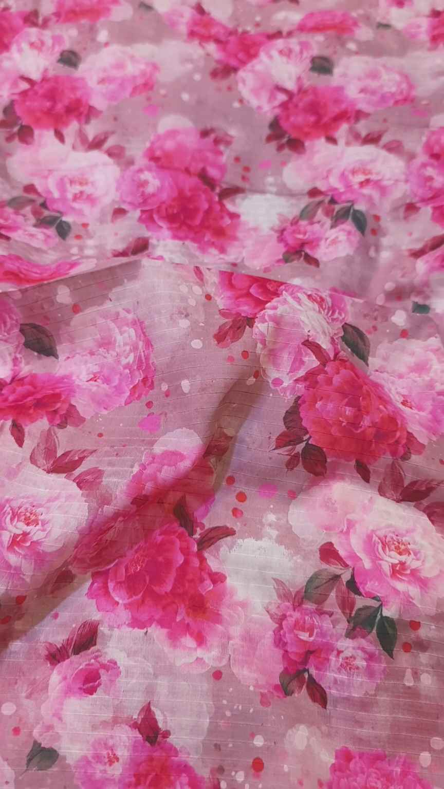 🥳 Big Discount M-842 Rs.1250 Imported Digital Dorria Pure Summer Lawn Same print Shirt & Truzer 2pc