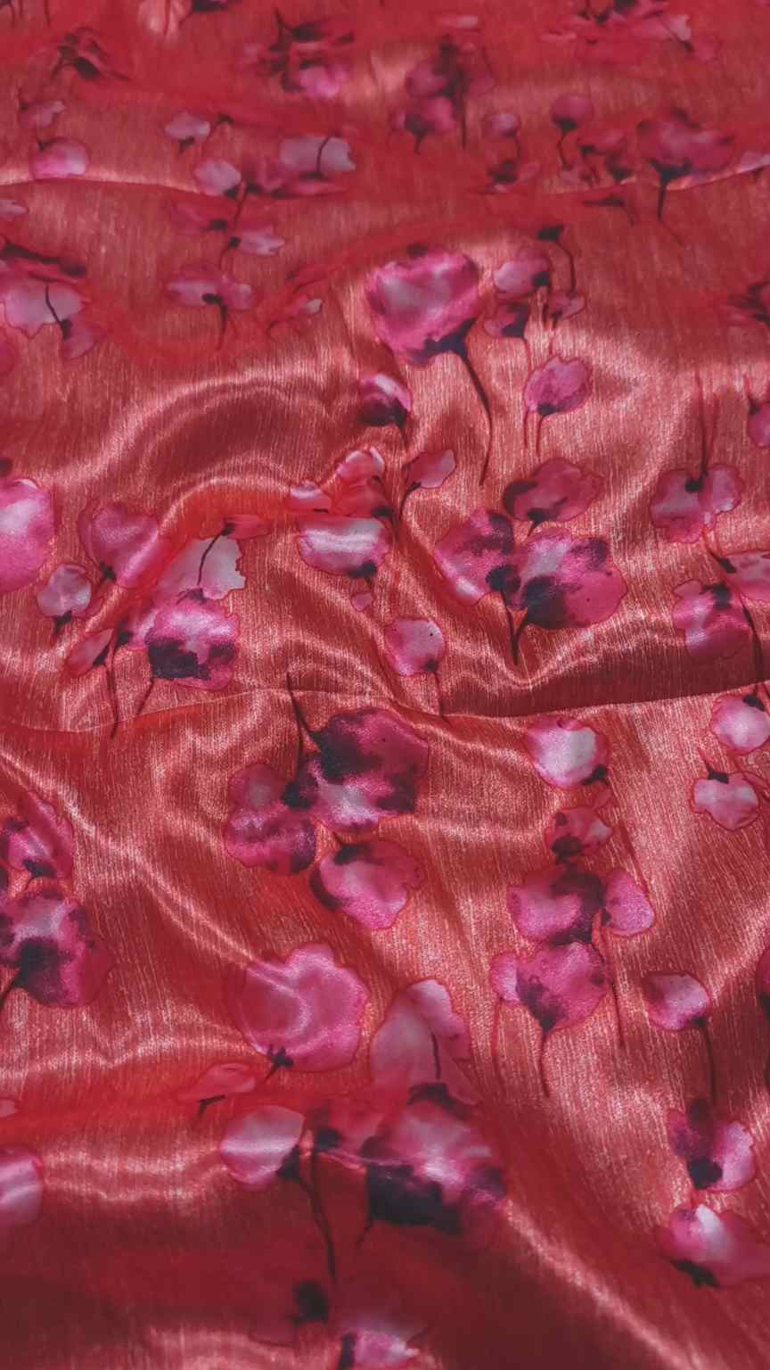 🥳 Big Sale M-977 Rs.1250  Impoted Digital Korean (Mid Season & Winter) Soft Shamooz Silk Same print Shirt & Truzer 2pc -