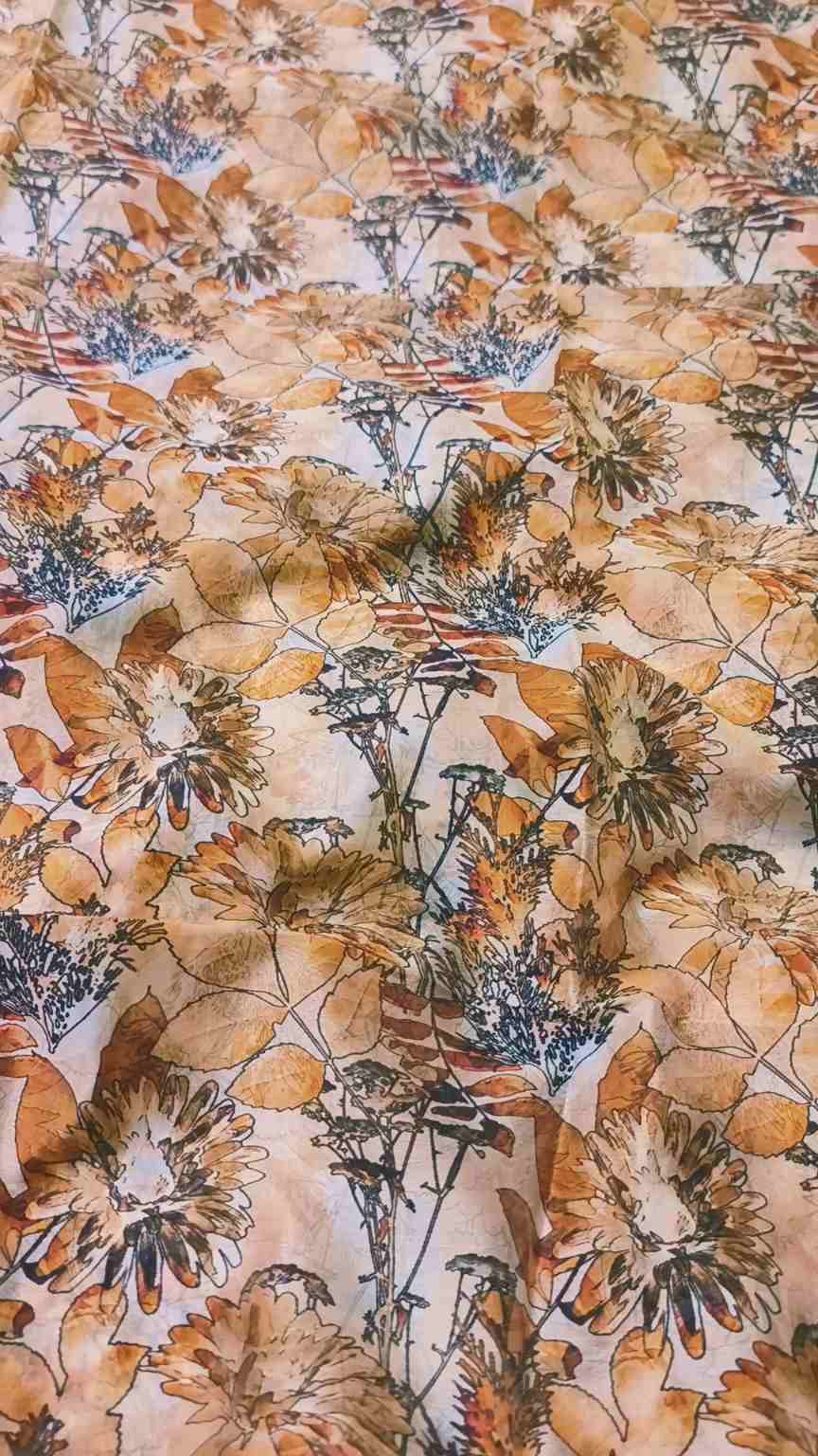 🥳 New Arrivals M-866 Rs.1350 Imported Most Luxurious Winter Paper Silk Stuff Same print Shirt & Truzer 2pc