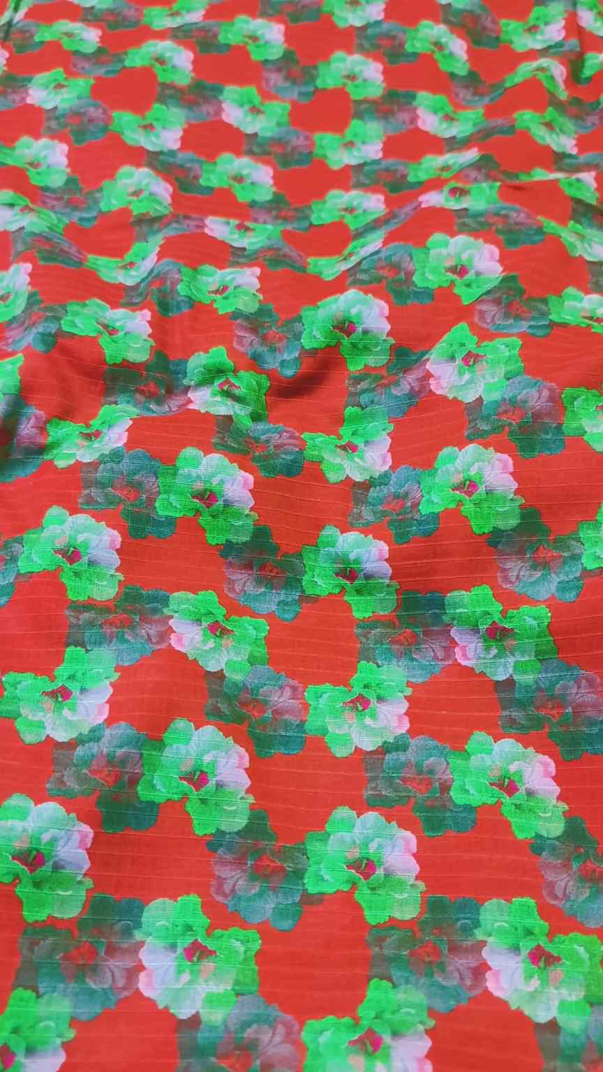 🥳 Sale Sale M-684 . Rs.1390 Imported Digital Dorria Pure Summer ⛱️ Lawn Same Print Shirt & Trouser 2pc