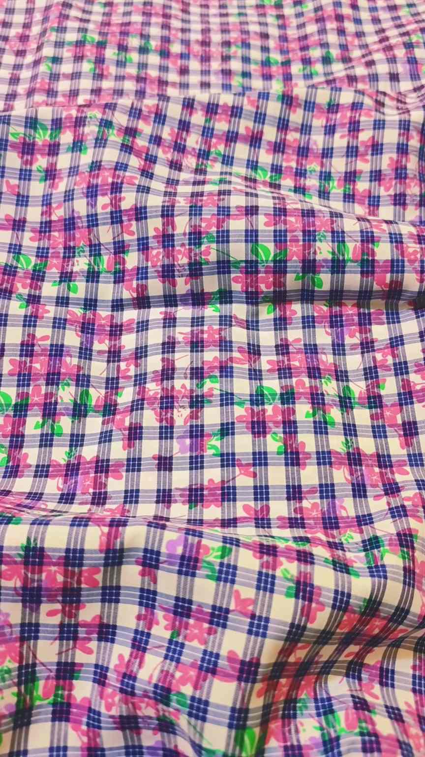 🥳 Big Sale M-854 Rs.1090 Imported High Quality Winter ☃️ Cambric Soft  Cotton Same print Shirt & Truzer 2pc