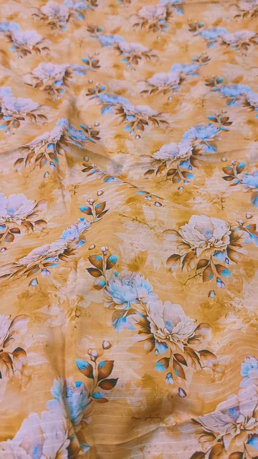 🥳 Big Discount M-841 Rs.1250 Imported Digital Dorria Pure Summer Lawn Same print Shirt & Truzer 2pc
