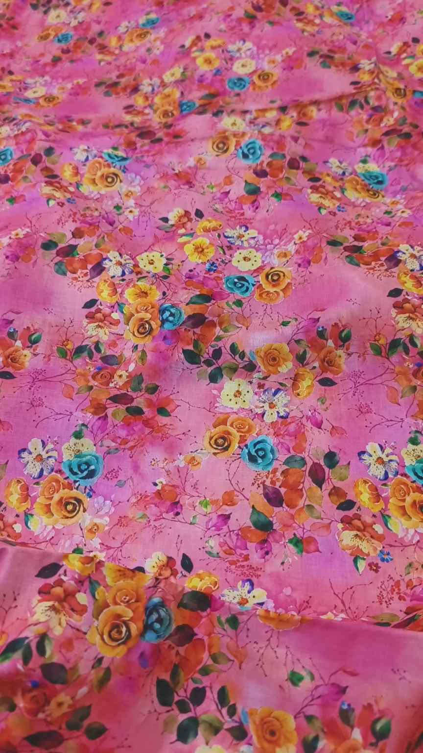 🥳 Sale Sale M-703 Rs.1390 Imported Digital Pure Summer ⛱️ Lawn Same print Shirt & Truzer 2pc