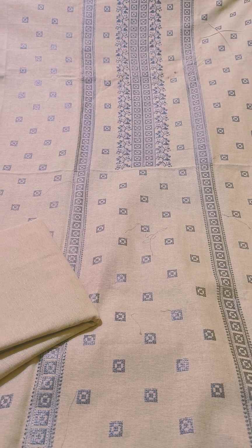 🥳 Sale Sale M-4476 Imported Breezy Embroidery in karandi Khadder stuff Shirt & Truzer 2pc